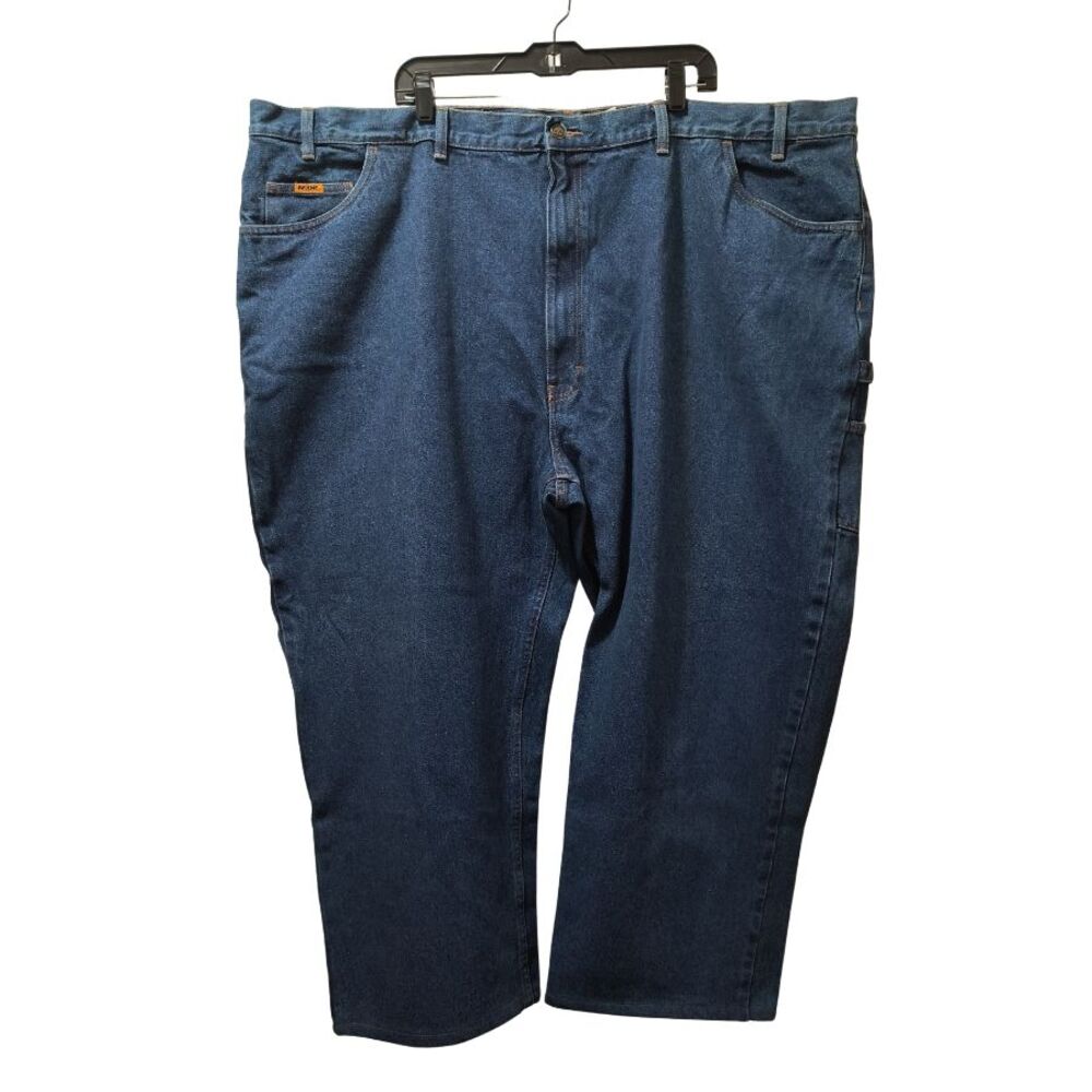 Berne Carpenter Jeans 54x26 Blue Relaxed Fit Workwear P423WD Utility Rugged